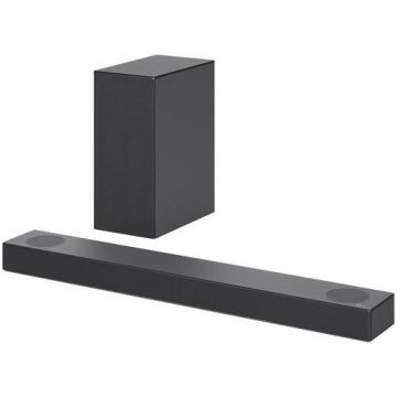 Soundbar LG S75Q, 3.1.2, 380W, Dolby Atmos, Subwoofer Wireless, Negru