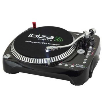 Vinyl player, 3 viteze, iesire phono sau linie, redare USB sau card SD