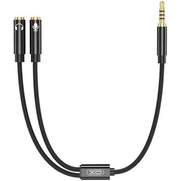 Adaptor Audio XO Design NB-R197, Jack 3.5, 0.23 m (Negru)