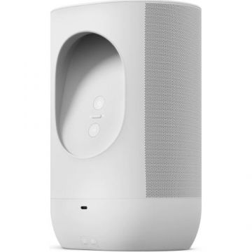 Boxa portabila Sonos Move, WiFi, Bluetooth, Airplay 2, Control Voce (Alb)