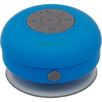 Boxa Portabila Spacer Ducky, 3W, Bluetooth, Microfon (Albastru)