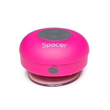 Boxa Portabila Spacer Ducky, 3W, Bluetooth, Microfon (Roz)