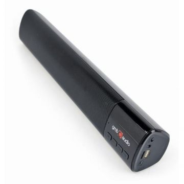 Boxa portabila SPK-BT-BAR400-01, tip soundbar, Bluetooth, RMS 2 x5W, SD Card, 1200mAh (Negru)