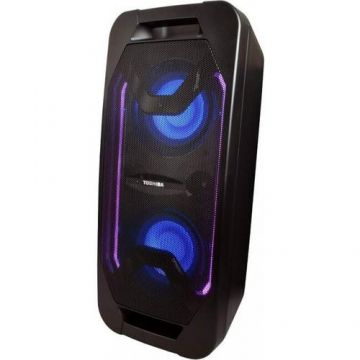 Boxa portabila Toshiba, Wireless, Karaoke, LED, 12V, 4000mAh, 60W, Negru
