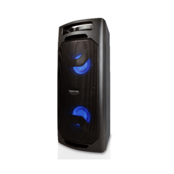 Boxa portabila Toshiba, Wireless, Karaoke, LED, 12V, 4000mAh, Negru