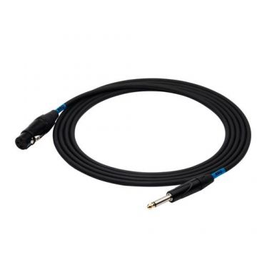 Cablu audio SSQ, Jack 6.3 mm - XLR mama, 10 m, Negru