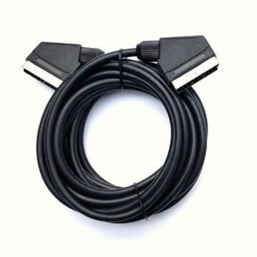 Cablu Scart la Scart T-T 5m Negru, KTCBLHE11001A5M