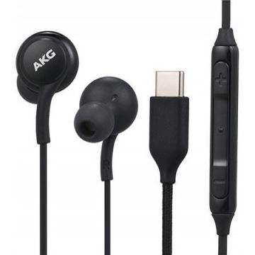 Casti audio AKG,USB Type-C,EO-IG955 pentru Samsung Galaxy A53 5G/S10 5G/NOTE 10/NOTE 10 Plus/S20 4G/S20 5G /S20 Plus/S23, Negru