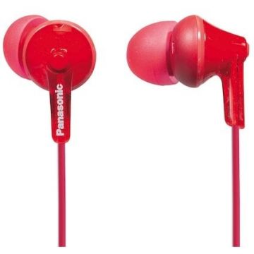 Casti audio in-ear Panasonic RP-HJE125E-R, Rosu