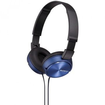 Casti audio Sony MDRZX310L, tip DJ, Albastru