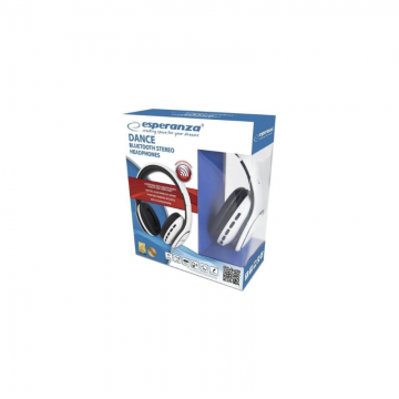 Casti Bluetooth Esperanza Dance EH213W white