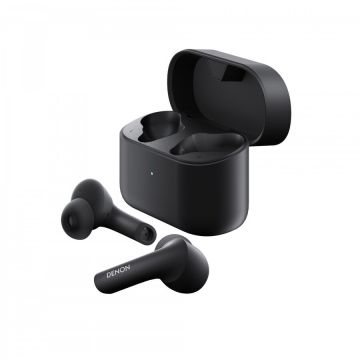 Casti Denon AH-C630W, True Wireless, Bluetooth, In-Ear, Microfon, negru