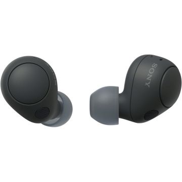 Casti In-Ear Sony WF-C700NB, True Wireless, Noise Cancelling, Bluetooth, Microfon, Conexiune multipunct, Fast Pair, IPX4, Autonomie baterie 20 ore, Negru