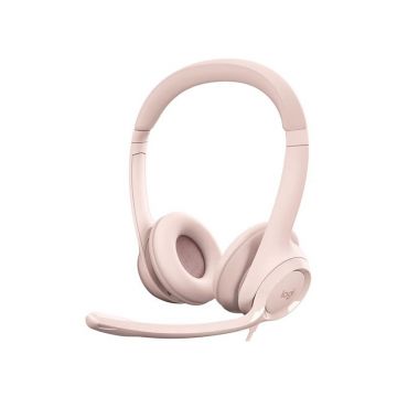 Casti Logitech H390 USB Pink