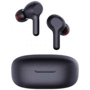 Casti True Wireless AUKEY EP-T25, Ultra-Compact, Bluetooth, Waterproof IPX5 (Negru)