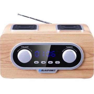 Radio portabil Blaupunkt PP5.2CR, FM, USB, AUX (Bej)