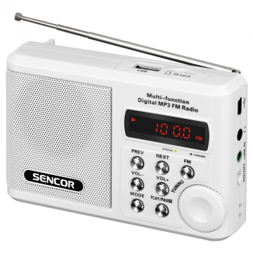 Radio SRD 215 W, alb