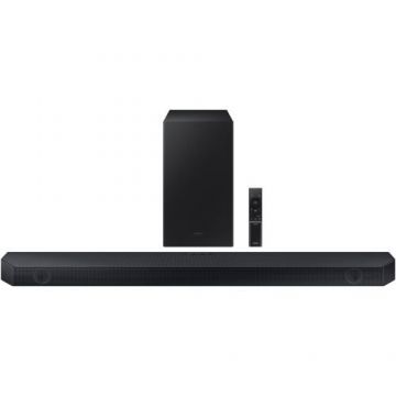 Soundbar Samsung HW-Q600C, 3.1.2, 360W, Bluetooth, Subwoofer Wireless, Dolby Atmos, Negru