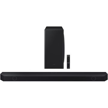 Soundbar Samsung HW-Q800C, 5.1.2, 360W, Bluetooth, Wi-Fi, Subwoofer Wireless, Dolby Atmos, Negru