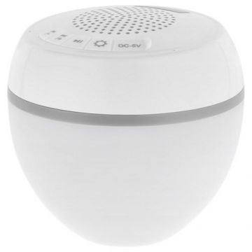 Boxa Portabila Kruger&Matz FUN, Bluetooth, 5W, Iluminare RGB, Waterproof IP68 (Alb)