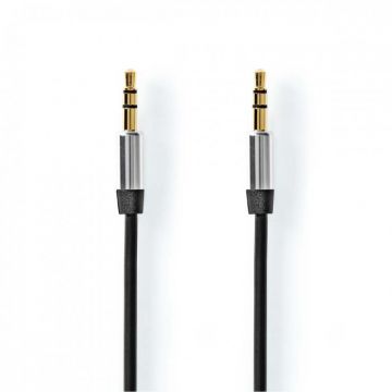 Cablu audio jack 2.5mm la jack 3.5mm T-T 1m, Nedis CAGL21250BK10
