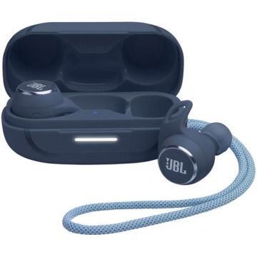 Casti audio in-ear JBL Reflect Aero TWS, True wireless, Bluetooth, Noise cancelling, 6 microfoane, IP68 (Albastru)