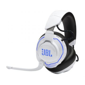 Casti Gaming Wireless JBL Quantum 910P, Active Noise Cancelling, Wireless, 39h autonomie (Alb)