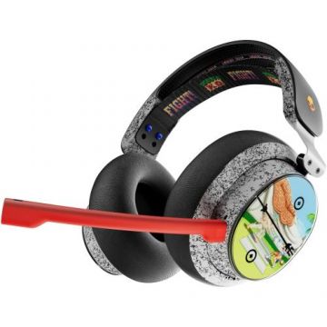 Casti Gaming Wireless Skullcandy Plyr Multiplatform Wireless, Street Fighter II Limited Edition (Multicolor)