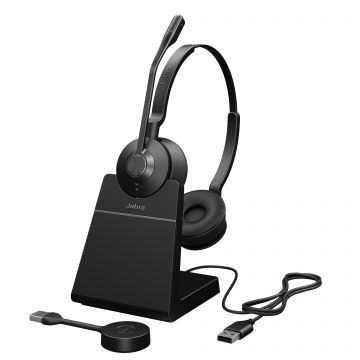 Casti Jabra Engage 55 USB-A UC Stereo Charging Stand
