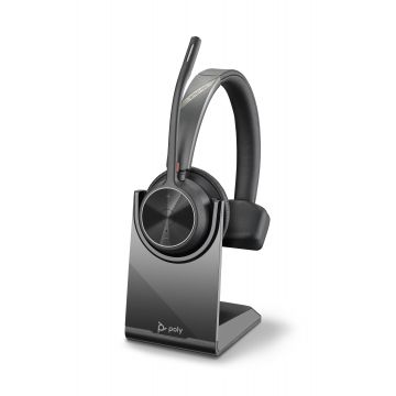 Casti Poly Voyager 4310 UC V4310-C USB-C Charging Stand Black