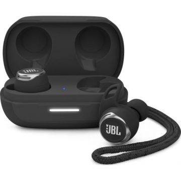 Casti sport audio in-ear JBL Reflect Flow Pro, True Wireless, Noise Cancelling, Bluetooth, IP68, Dual Connect (Negru)