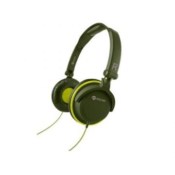 Casti Stereo Meliconi Speak Smart, Jack 3.5mm, Microfon, 1.5m (Verde)