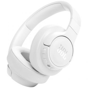 Casti Stereo Wireless JBL Tune 770NC, Adaptive Noise Cancelling, Bluetooth, Multi-Point (Alb)