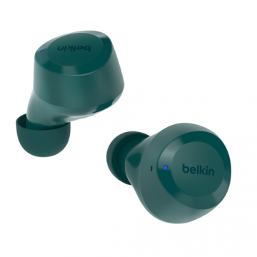 Casti True Wireless Belkin SoundForm Bolt, Bluetooth, Waterproof IPX4, Touch control, Microfon (Verde)