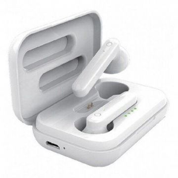 Casti True Wireless Blautel 4-OK TWO EAB7OK, Bluetooth, Compatibil Siri, Microfon (Alb)
