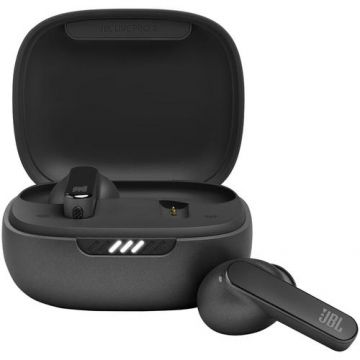 Casti True Wireless JBL Live Pro 2, True Wireless, Noise Cancelling, 6 Microfoane, Touch Control, IPX5 (Negru) Casti True Wireless JBL Live Pro 2, True Wireless, Noise Cancelling, 6 Microfoane, Touch Control, IPX5 (Negru)