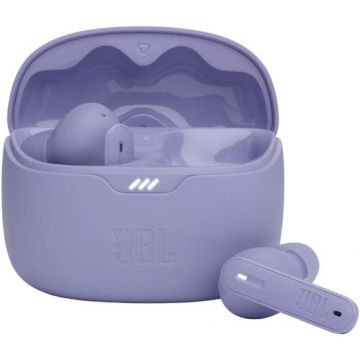 Casti True Wireless JBL Tune Beam, Active Noise Cancelling, Bluetooth, 4 Microfoane, Autonomie 48H, IP54 (Mov) Casti True Wireless JBL Tune Beam, Active Noise Cancelling, Bluetooth, 4 Microfoane, Autonomie 48H, IP54 (Mov)