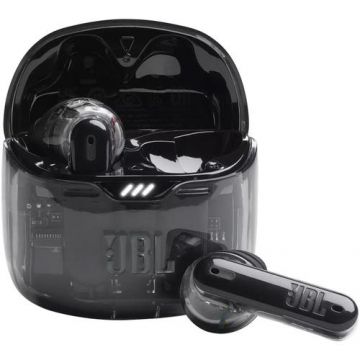 Casti True Wireless JBL Tune Flex Ghost Edition, SinglePoint, Bluetooth, ANC (Negru) Casti True Wireless JBL Tune Flex Ghost Edition, SinglePoint, Bluetooth, ANC (Negru)