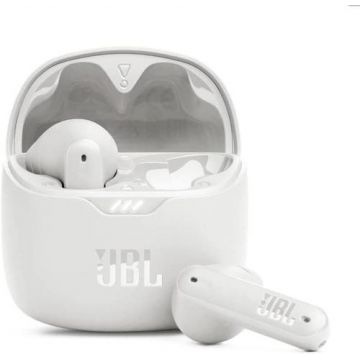 Casti True Wireless JBL Tune Flex, SinglePoint, Bluetooth, IPX4, ANC (Alb)