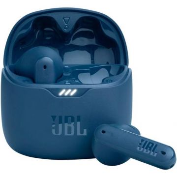 Casti True Wireless JBL Tune Flex, SinglePoint, Bluetooth, IPX4, ANC (Albastru)