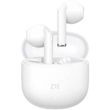 Casti True Wireless ZTE Buds 2, Bluetooth, ENC, Touch Control (Alb)