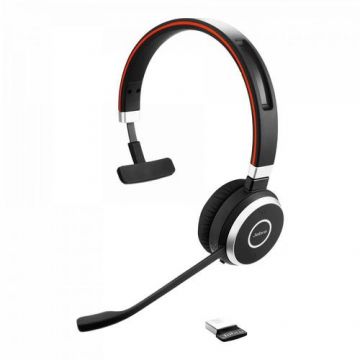 Casti Wireless Jabra Evolve 65 SE UC ,Mono, PC, USB, Bluetooth (Negru)