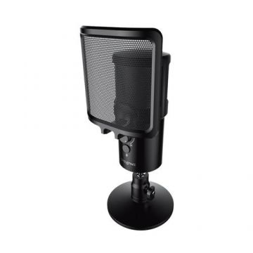 Creative LIVEI Mic M3, Microfon USB cu Dual Polar Pattern,Cardioid si Omni-directional, high-resolution studio-quality 24-bit / 96 kHz, Stand si Pop Filter