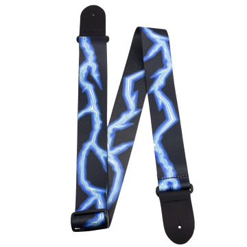Curea pentru chitara IdeallStore®, Thunder Sound, nylon, 155 cm, negru