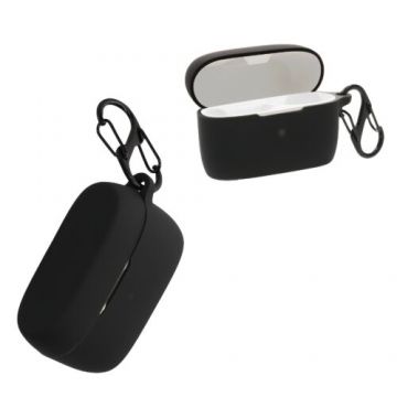 Husa kwmobile pentru Jabra Elite 5, Silicon, Negru, 60183.01