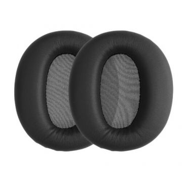 Set 2 Earpads kwmobile pentru Edifier W820NB, Piele ecologica, Negru, 59041.01