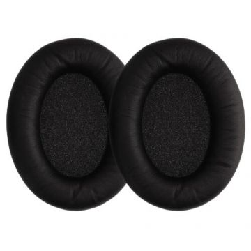 Set 2 Earpads kwmobile pentru Sennheiser HD515 /HD595/HD518, Piele , Negru, 59419.01