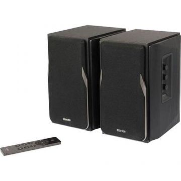 Sistem audio Edifer, Conectivitate Bluetooth, 2 x 21W (Negru/Maro)