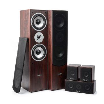Sistem Home Theatre 5.0 Fenton 100.333, 5 boxe, 335 W RMS, maro nuc