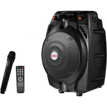 Boxa portabila activa Akai SS022A-X6, Bluetooth, Negru